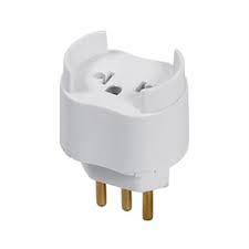 PINO ADAPTADOR UNIVERSAL PLUZIE 2P BRANC