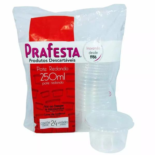 POTE RED PRAFESTA 250ML C/TAMPA C/24UN