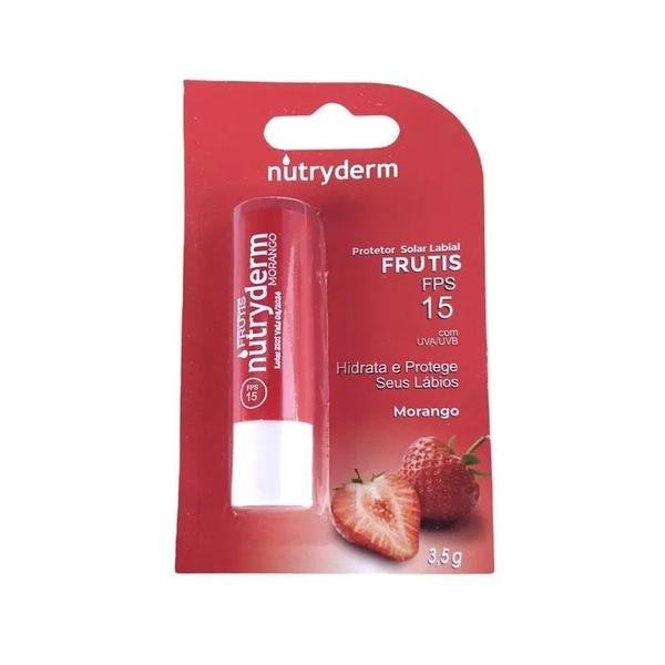 PROTETOR LABIAL NUTRYDERM FPS15 MORANGO