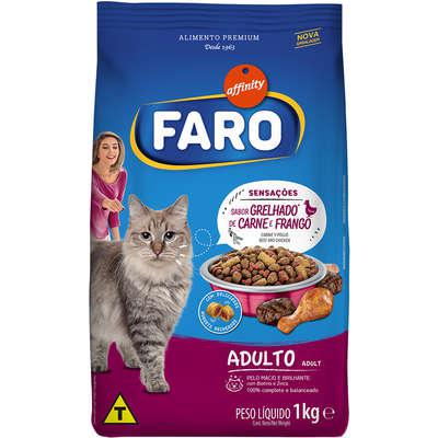 RAÇÃO FARO GATO AD 900GR CAR FRA