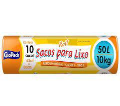 SACO LIXO GIOPACK ROLÃO 30L C/50UN
