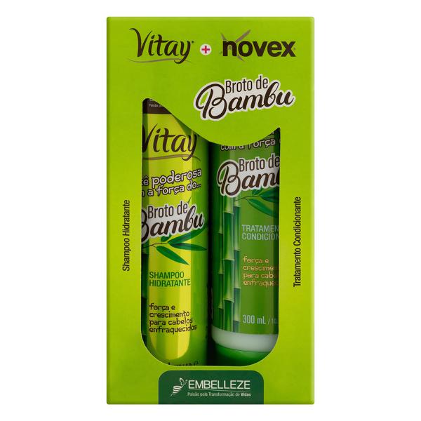 SHAMPOO C/COND NOVEX 300ML BROTO DE BAMB