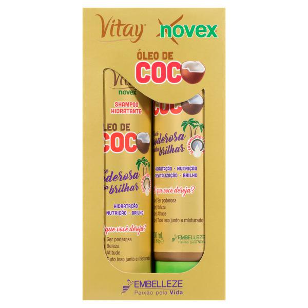 SHAMPOO C/COND NOVEX 300ML OLEO DE COCO