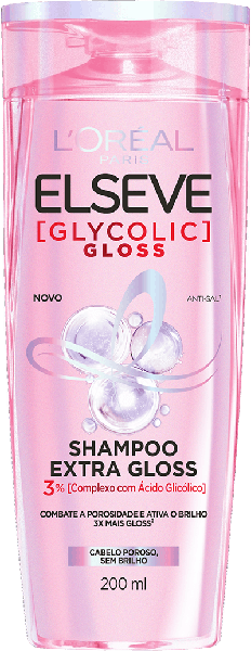 SHAMPOO ELSEVE GLYCOLIC 200ML EXTRA GLOS