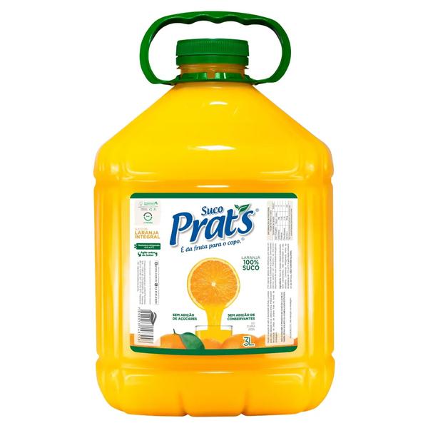 SUCO DE LARANJA PRATS 3L PET.