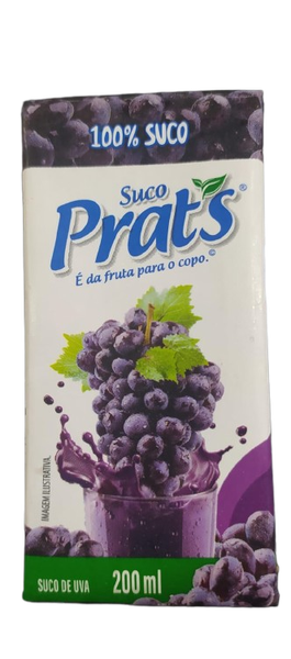 SUCO DE UVA PRATS 200 ML CX