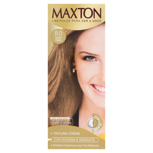 TINT MAXTON KIT ECON. 8.0 LOURO CLARO