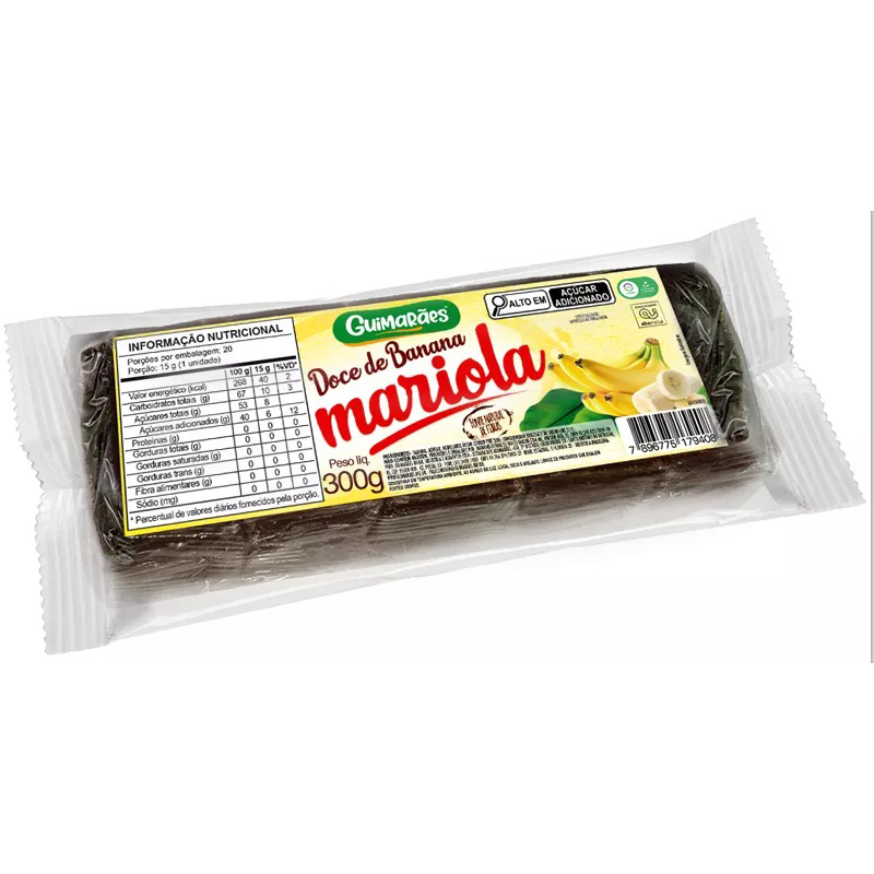 MARIOLA GUIMARAES BANANA 300G