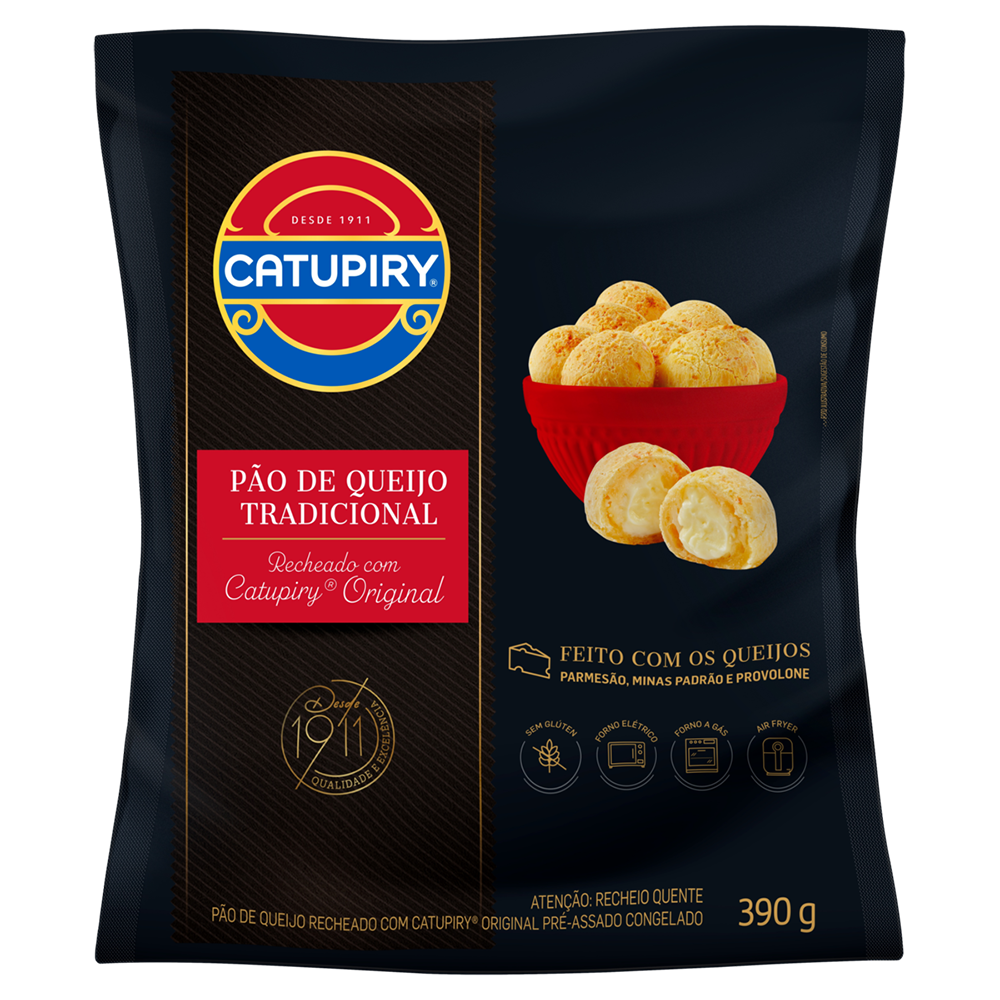 PAO DE QUEIJO CATUPIRY 390G, TRAD