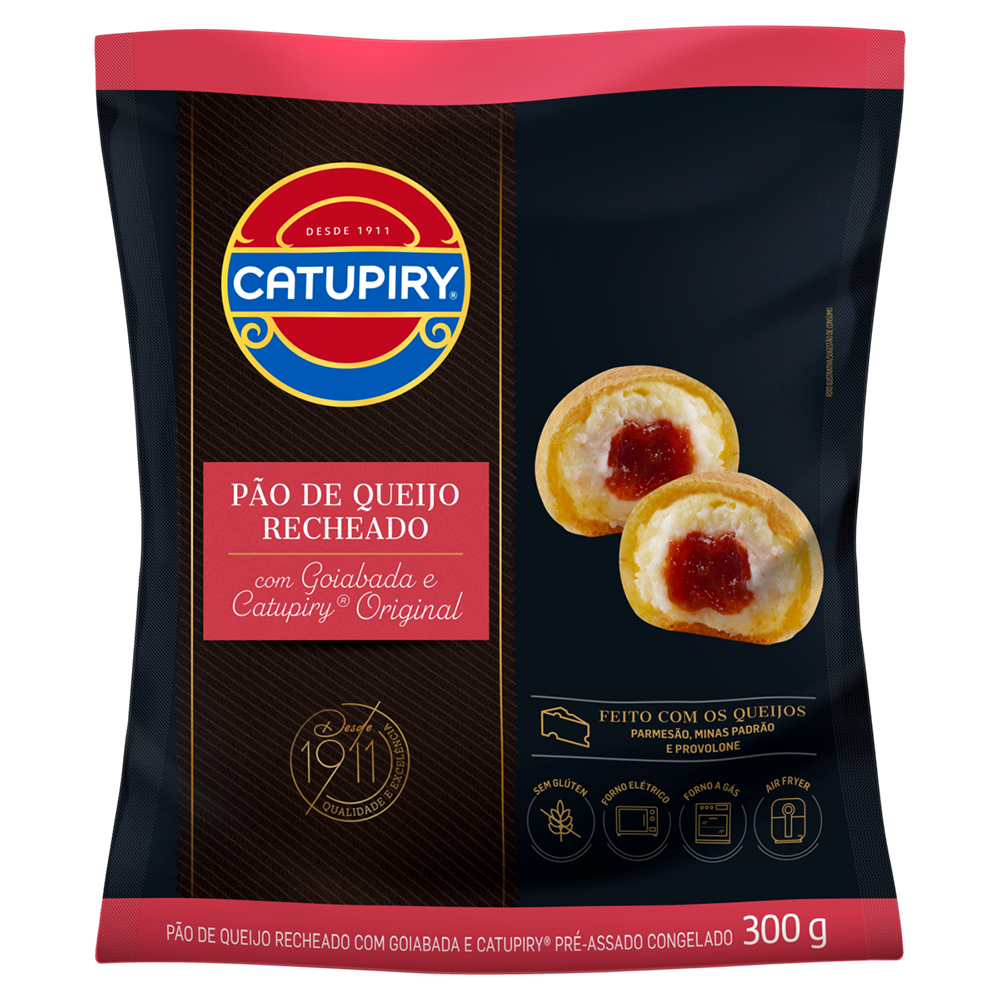 PAO DE QUEIJO CATUPIRY 300G, GOIABADA
