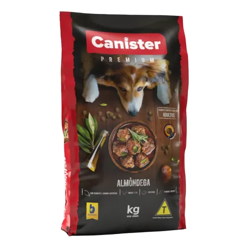 RACAO CAO CANISTER AD ALMONDEGA 7KG