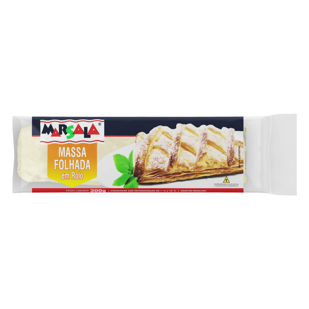 MASSA MARSALA FOLHADA ROLO 300G