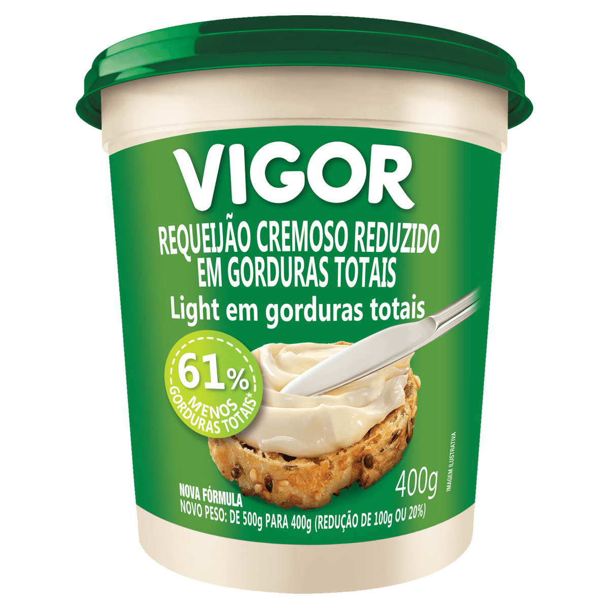 REQUEIJAO VIGOR CREMOSO LIGHT 400G