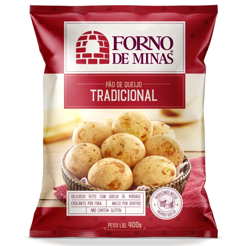 PAO DE QUEIJO FORNO DE MINAS 400G, TRAD