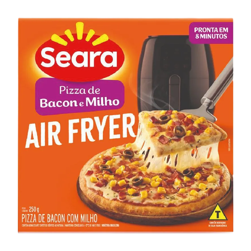 PIZZA SEARA AIR FRYER 250G, BACON