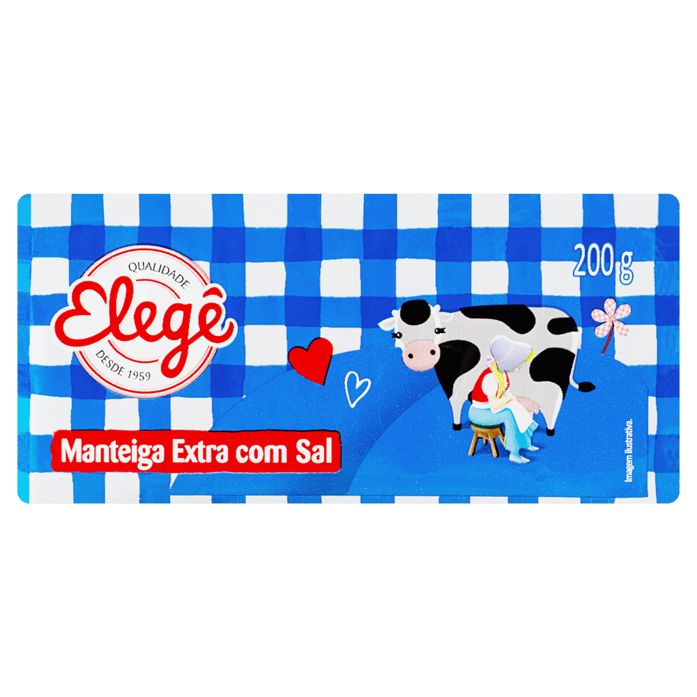 MANTEIGA ELEGE C/SAL TAB 200G