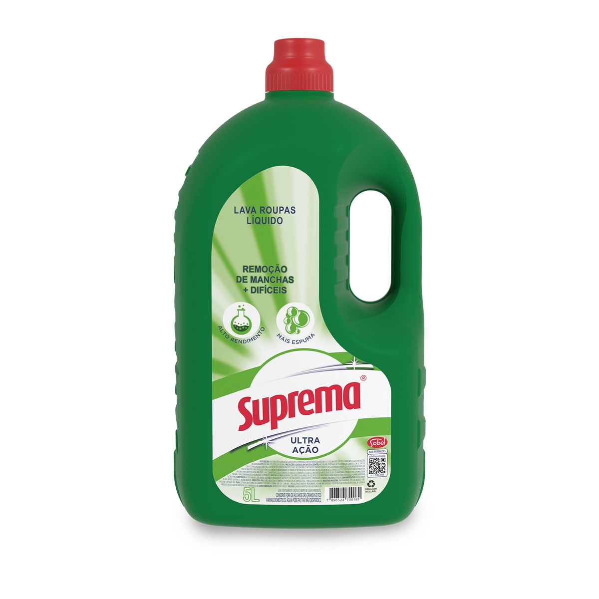 LAVA ROUPA SUPREMA 5L, VERDE