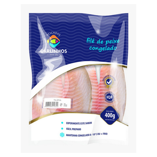 FILE PEIXE TILAPIA CARLINHOS 400G
