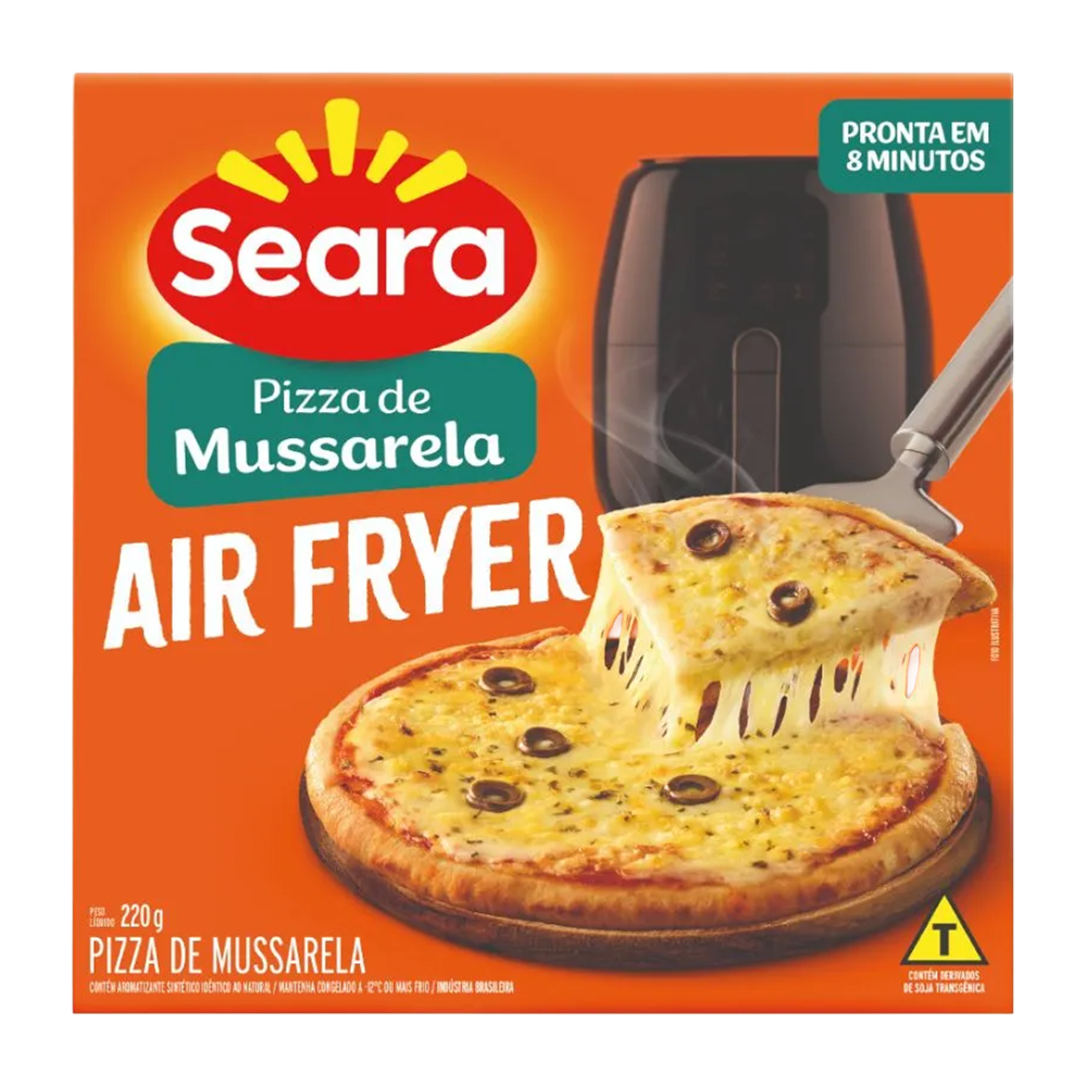 PIZZA SEARA AIR FRYER 220G, MUSSARELA