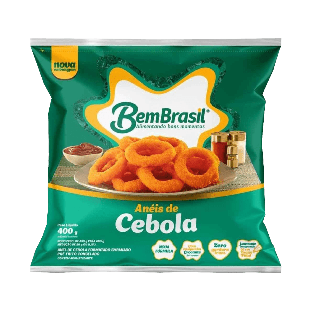 ANEL DE CEBOLA BEM BRASIL CONG 400G