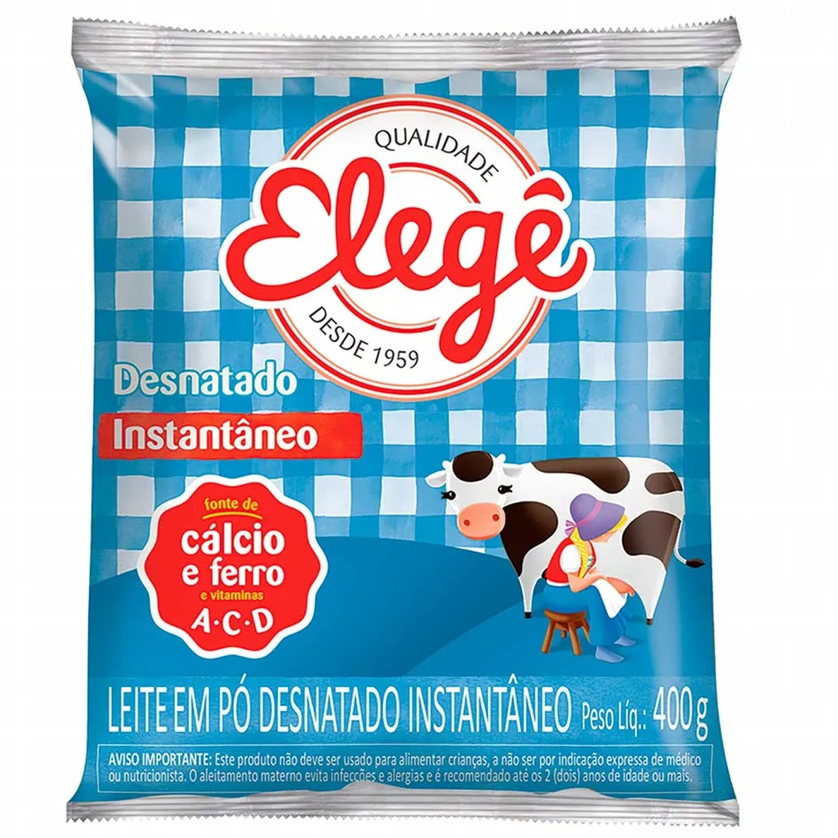 LEITE PO ELEGE DESNATADO SC 400G