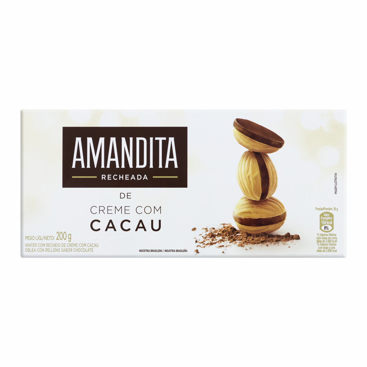 CHOC AMANDITA WAFER 200G