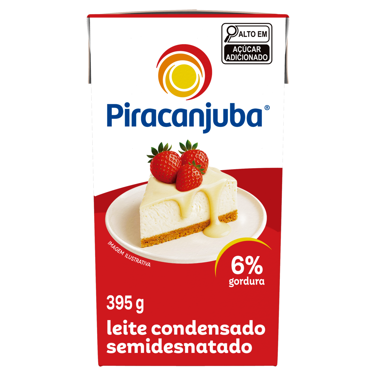 LEITE COND PIRACANJUBA SEMIDESNATAD 395G