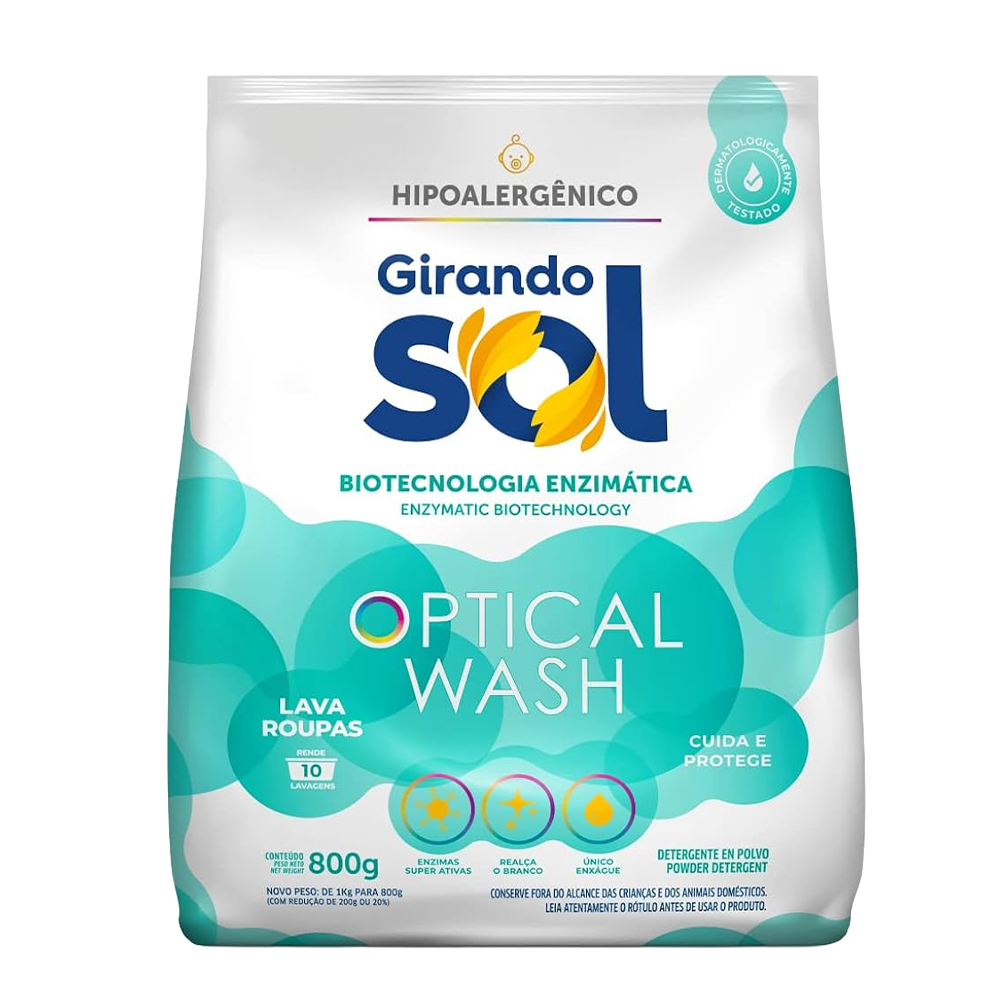 DET PO GIRANDO SOL 800G, HIPOALERG