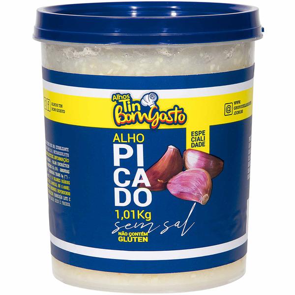 ALHO TIN BOM GOSTO PICADO 1,01KG