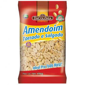 AMENDOIM DACOLONIA SALGADO 450G