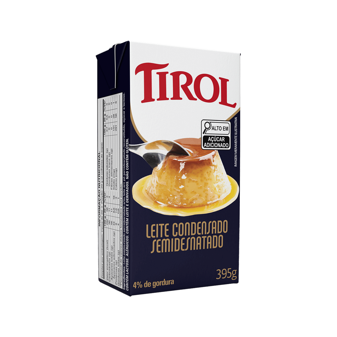 LEITE COND TIROL SEMIDESNATADO TP 395G