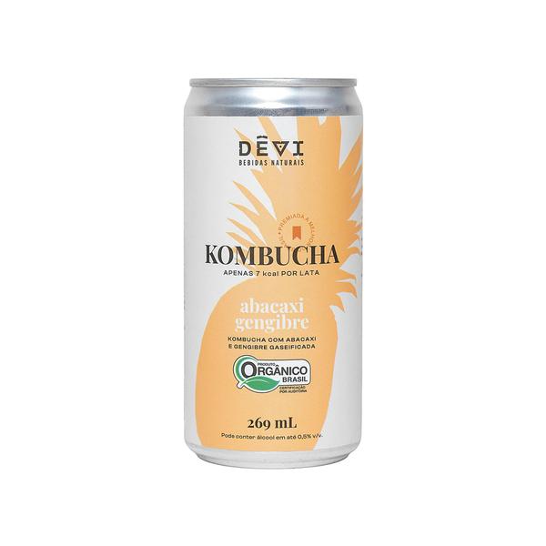 BEB KOMBUCHA DEVI 269ML, ABACAXI/GENGIBR