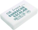 BORRACHA CIS ESCOLAR BRANCA MD 40 C/2