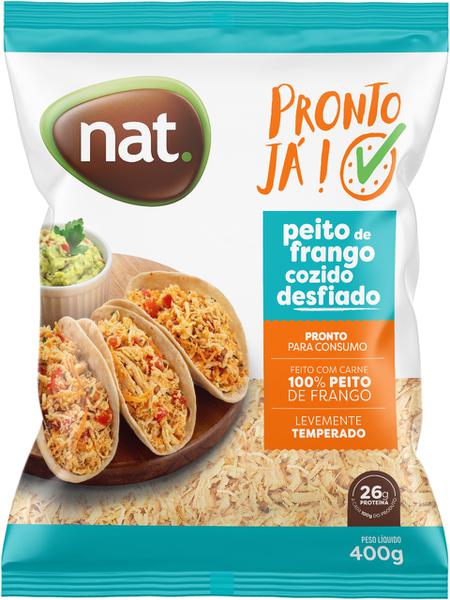 CARNE FGO PEITO NAT DESFIADO CONG 400G