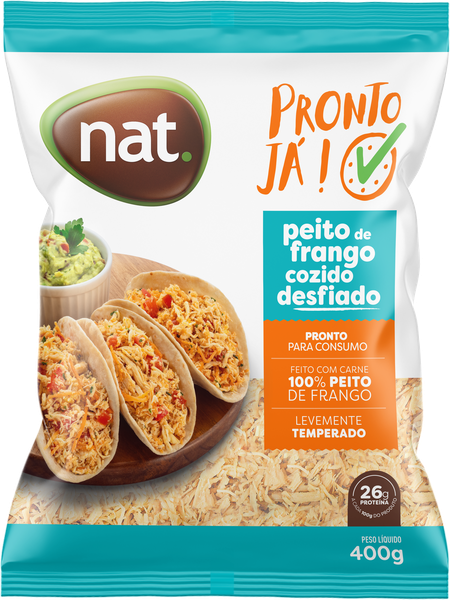 CARNE FGO PEITO NAT DESFIADO CONG 400G