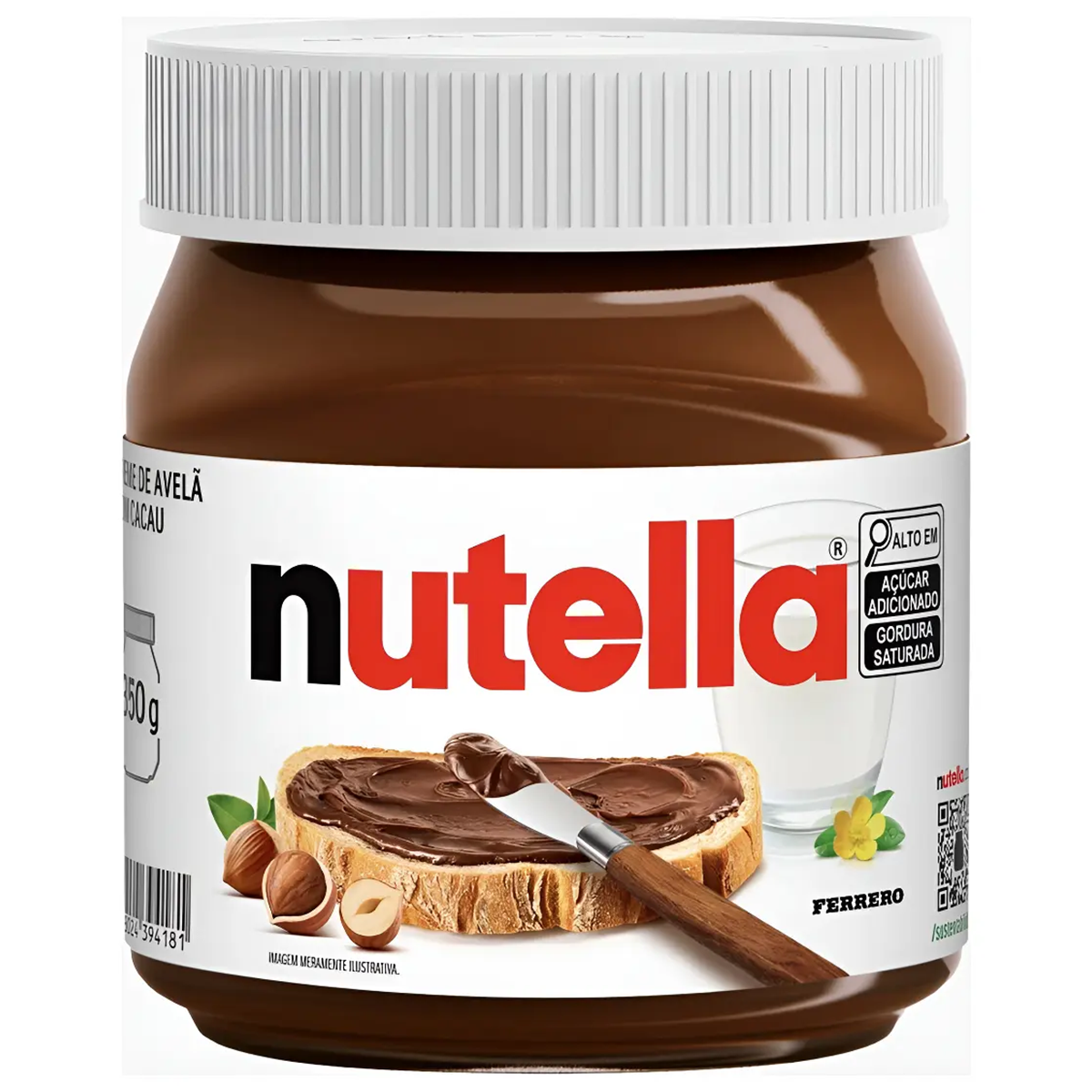 CREME AVELA NUTELLA PT 350G