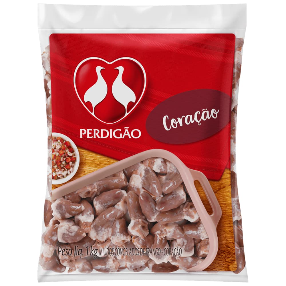 MIUDO FGO CORACAO PERDIGAO CONG 1KG