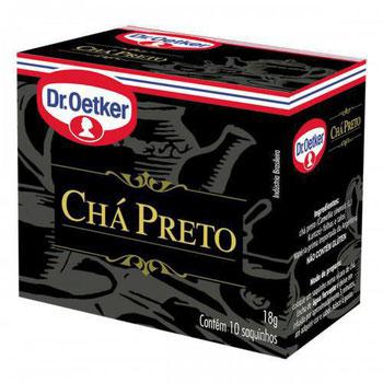 CHA DR OETKER C/10 SAQ 15G, PRETO