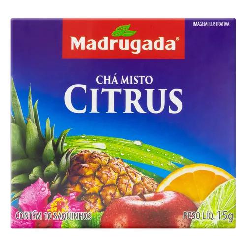 CHA MADRUGADA C/10 SAQ 15G, CITRUS