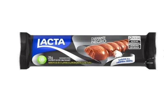 CHOC LACTA DIAMANTE NEGRO 28G