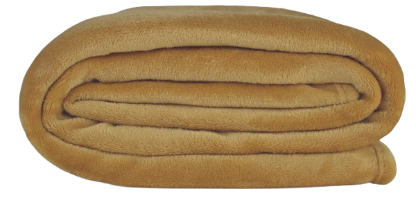 COBERTOR TEZOR FLANNEL MARROM 180X220CM