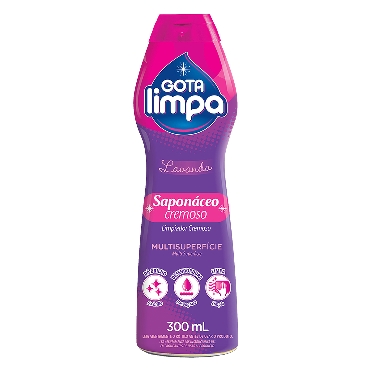 SAPONACEO CREAM GOTA LIMPA 300ML, LAVAND