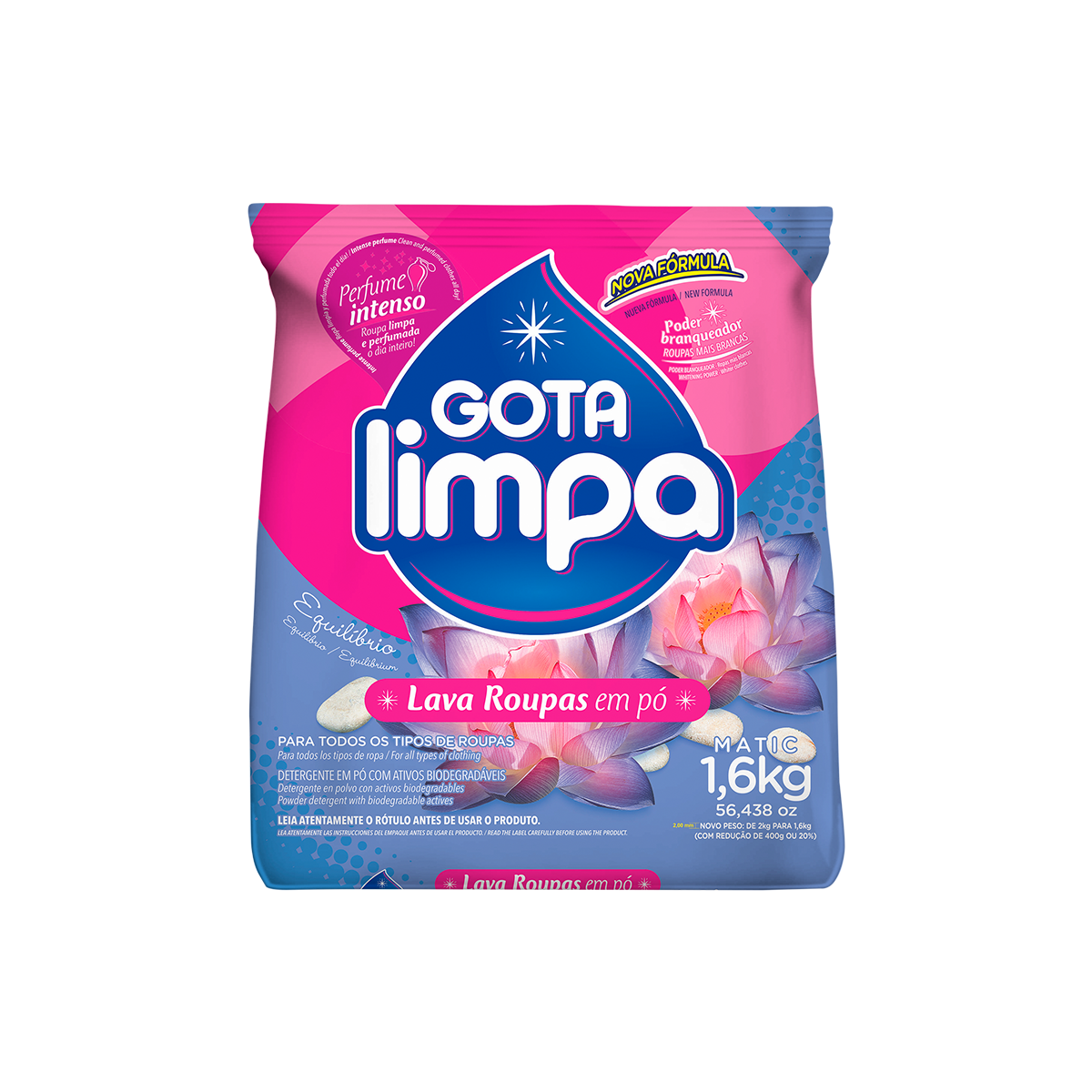 DET PO GOTA LIMPA 1,6KG, EQUILIBRIO