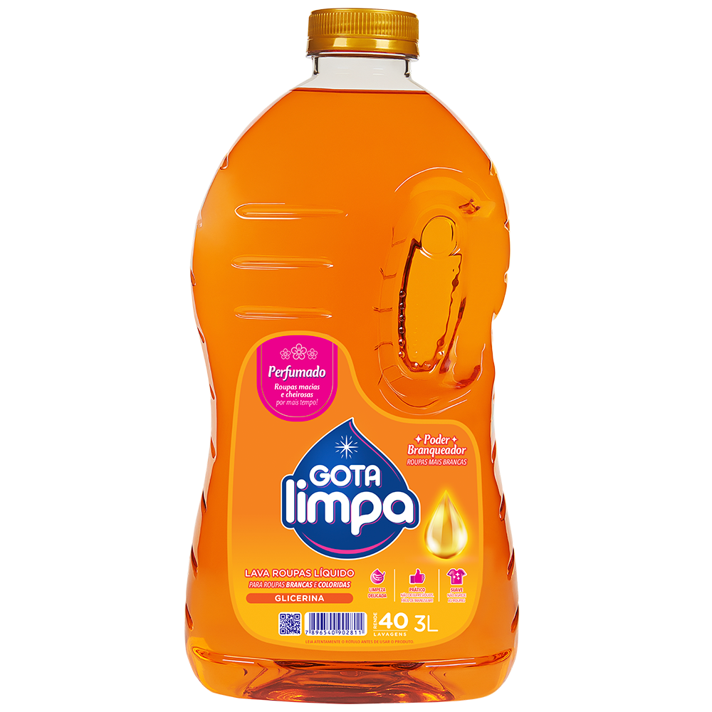 LAVA ROUPA GOTA LIMPA 3L, GLICERINA