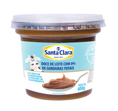 DOCE LEITE STA CLARA 400G, LIGHT