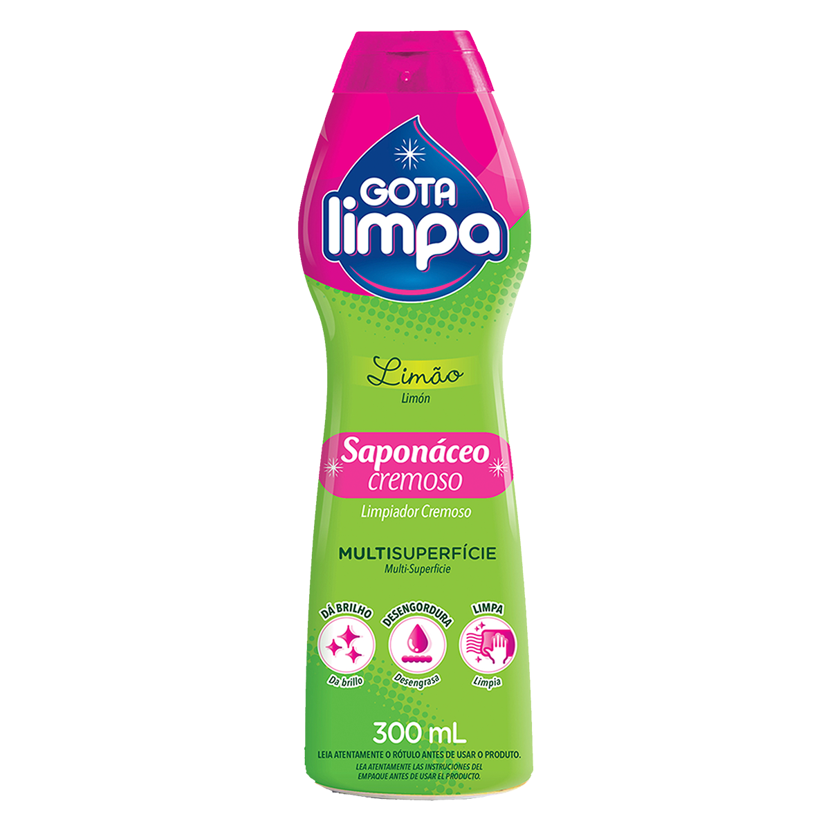 SAPONACEO CREAM GOTA LIMPA 300ML, LIMAO