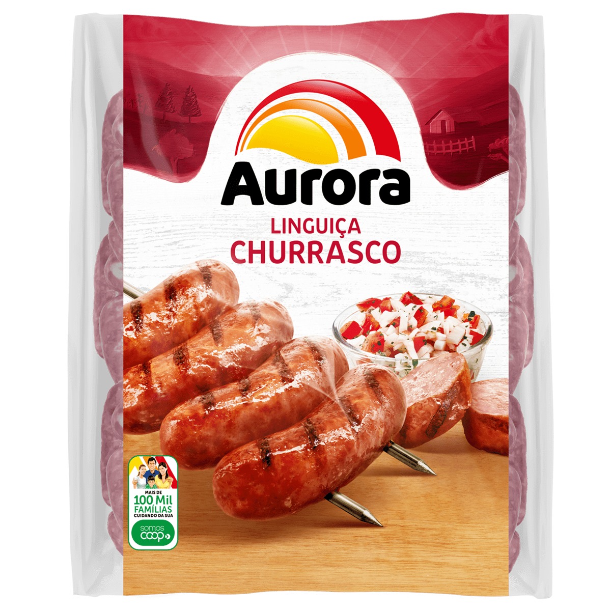 LINGUICA AURORA P/CHURRASCO CONG 700G