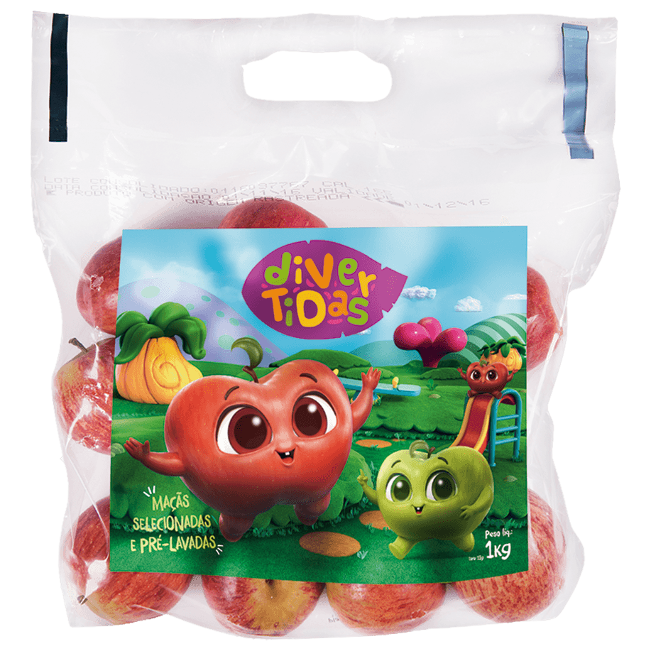 FRUTI - MACA DIVERTIDAS PCT 1KG
