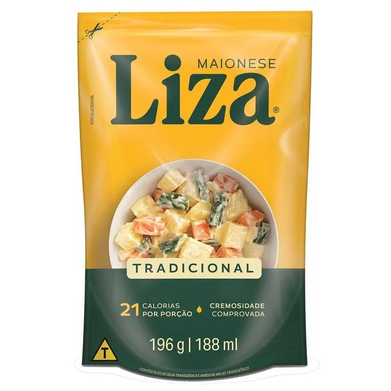MAIONESE LIZA TRAD SC 196G