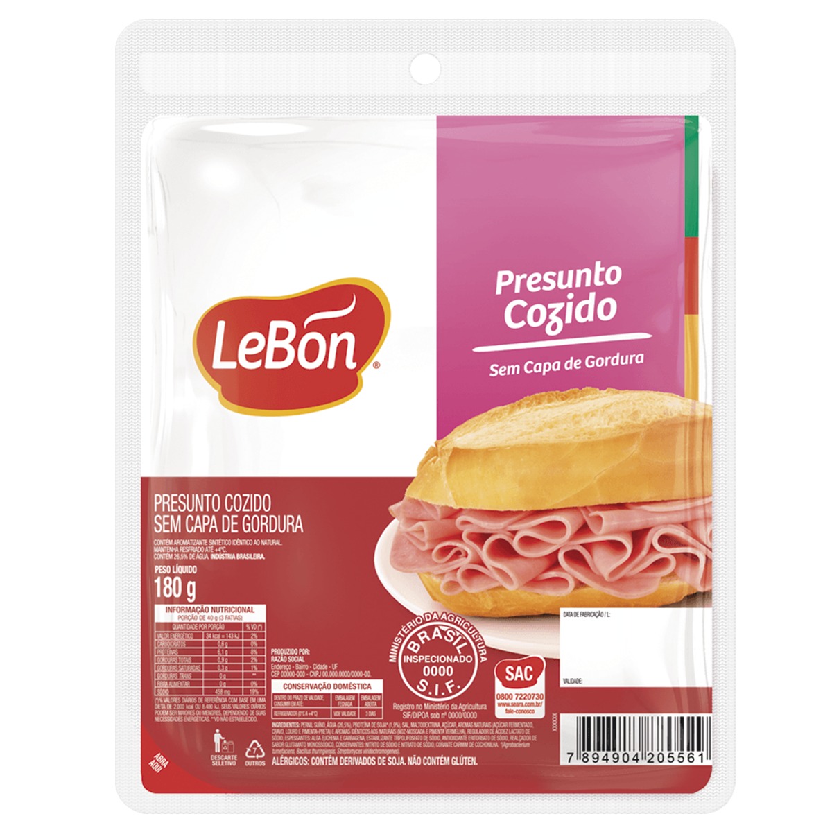 PRESUNTO LEBON FAT 180G